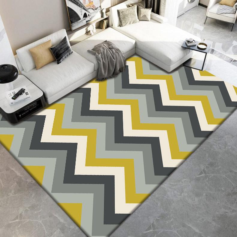 Carpet Living Room Bedroom, Bedside Carpet Autumn and Winter Simple Room Floor Mat Easy To Maintain