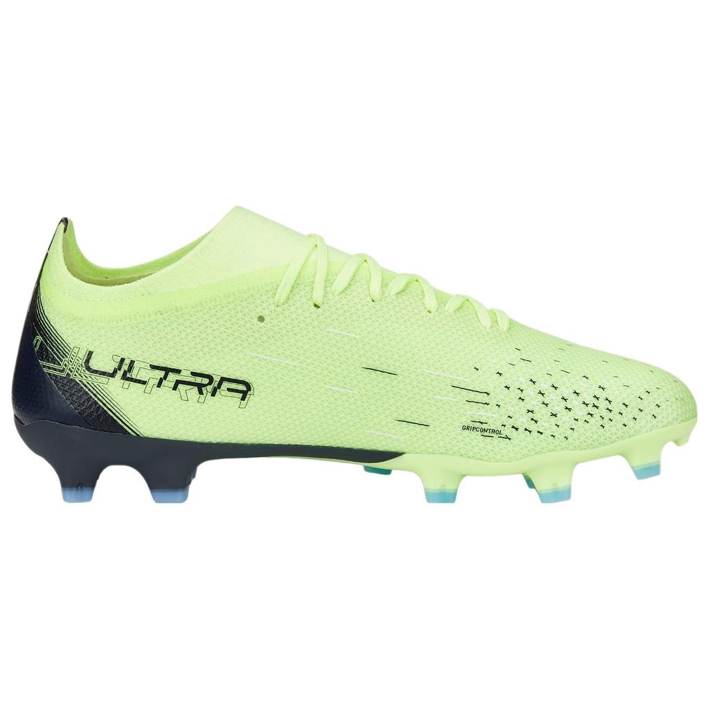 Puma Ultra Match Round Toe Lace-Up AG FG Artificial Grass Natural Grass Soccer Shoes Men Soccer Shoes Black Green 106900-01