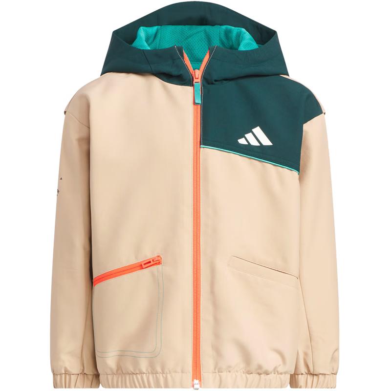 Adidas Boys UPF50+ Water-Repellent Hooded Jacket 164