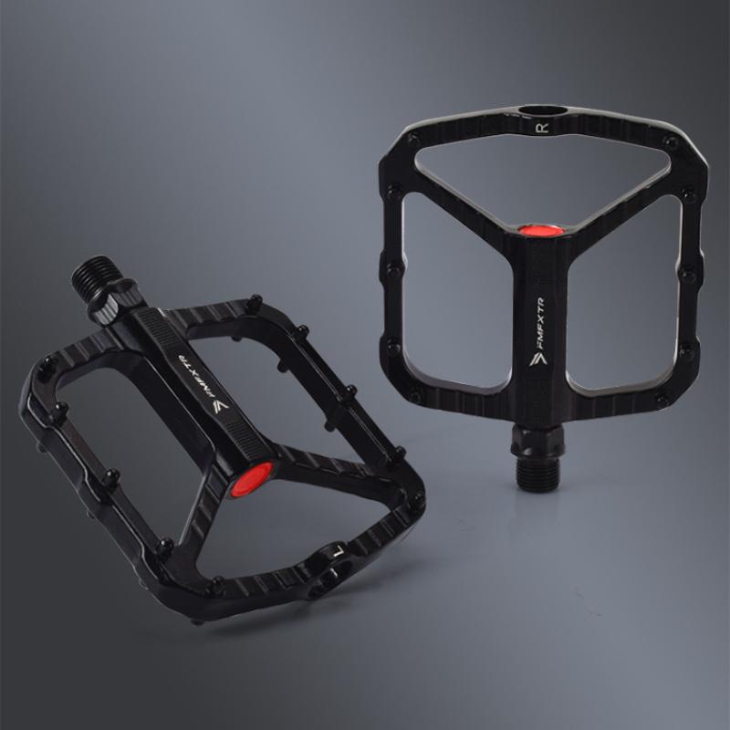 Outdoor Riding Mountainbike Pedal Doppel-DU-Lagerpedal Rutschfest Verbreitert Groß Aluminiumlegierungspedal, Fahrradzubehör