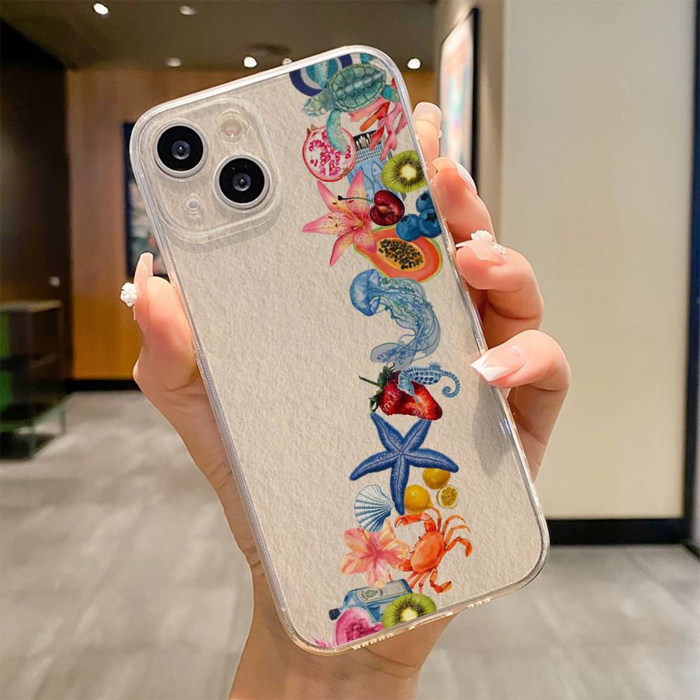 

Japanese Waves Electroplate Silver IMD For Phone 17 16e 16 15 14 13 12 11mini Pro Max X XR XSMAX 8 7 Air Plus Soft Cover iPhone12PROMAX