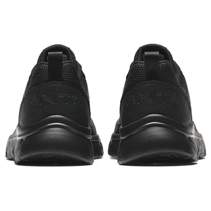 Anta Anti-Slip And Wear-Resistant Breathable Low-Top Running Shoes Men's Black Sneakers 912345580-7