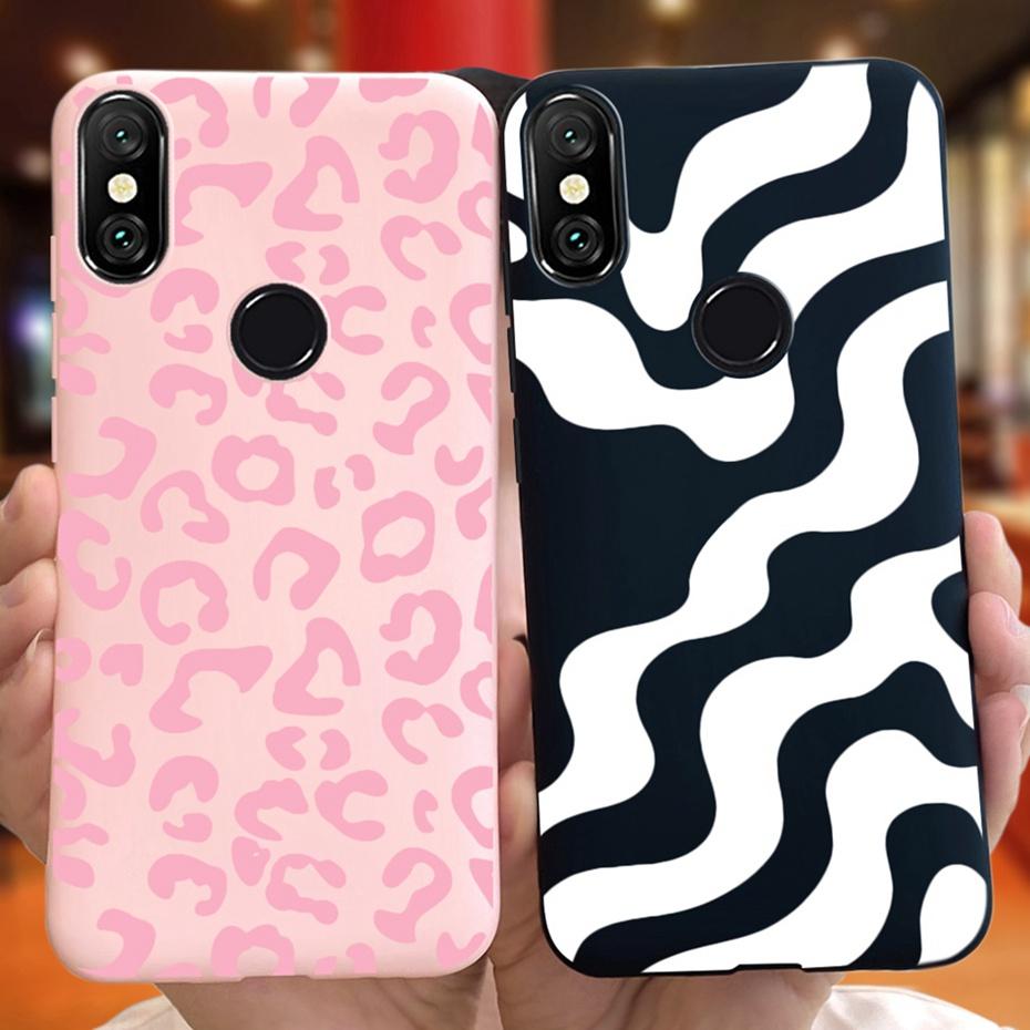 Fashion Phone Case For Xiaomi Mi A2 Lite 5.84" Candy Color Soft Silicone TPU Bumper For Xiaomi Mi A2lite Back Cover
