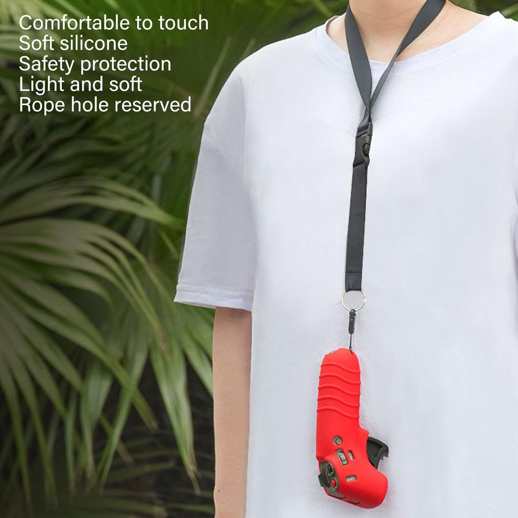 Drone Controller Rocker Cover Silicone Sleeve Protector with Lanyard for Avata Accessories