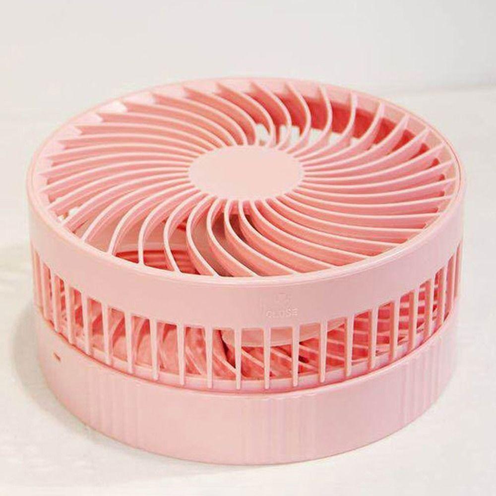 Rotatable Telescopic Electric Fan 24H Long Battery Life Desktop Electric Fan  Outdoor Activity