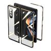 Suitable for Samsung Z Fold6 Mobile Phone Case Fold5  Magneto Folding Glass Metal Magnetic Guardrail Clip Cover