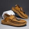 New Thai Woven Sandals Men's Large Size Hand-woven Casual Wading Beach Sandals Are In Stock