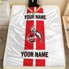 Benutzerdefinierter Name 1. FC Köln Flanelldecke, Hohe Qualität, Bequem für alle Jahreszeiten, Heimdekoration, Wärme und Komfort