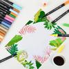 12/24/36/48/120pcs Double Ended Art Marker Pens Set, Suitable for Artist Fine & Brush Coloring Markers, Random Colors