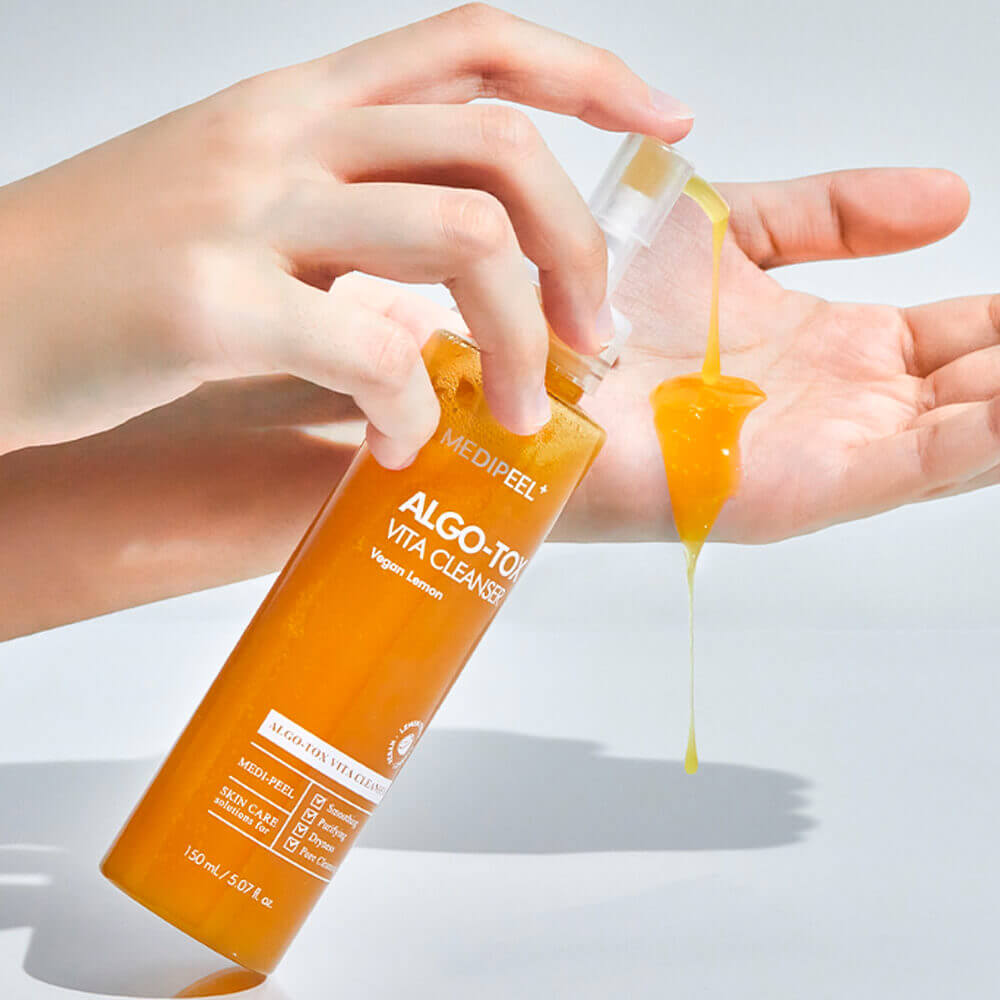 MEDI-PEEL Algo-Tox Vita Cleanser Vegan Lemon 150ml AUTHENTIC STORE