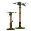 Cat Toy Realistic Coconut Tree Shape Scratching Post with Sisal Claw Grinding Column Hanging Balls Interactive Cat Scratcher