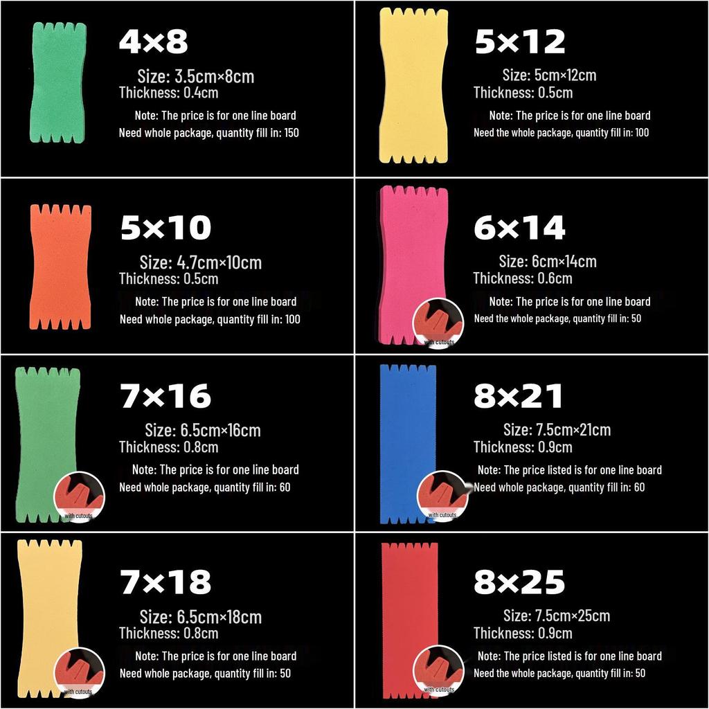 Adjustable Foam Fishing Leader Winder and Tying Board - Tackle Accessory