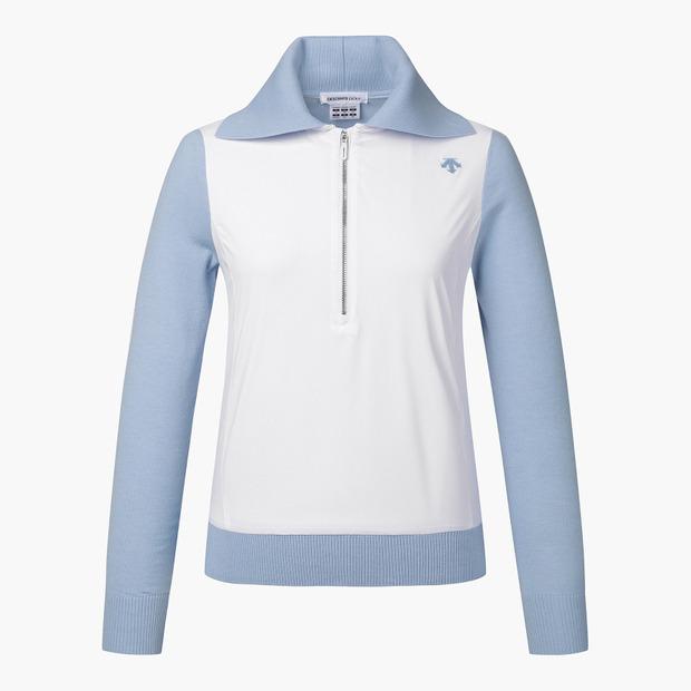 DESCENTE GOLF Women'S Knit Hybrid Sweater (Dp12Wfkp21)