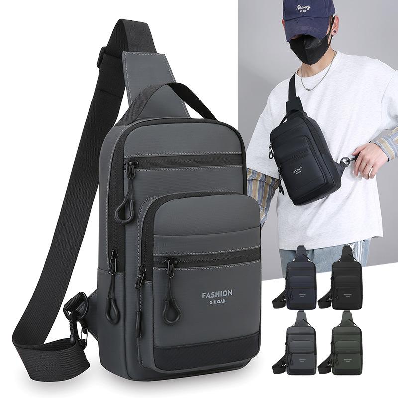 

Men s Chest Bag Outdoor Shoulder Bag Large Capacity Crossbody Bag армія зелений колір