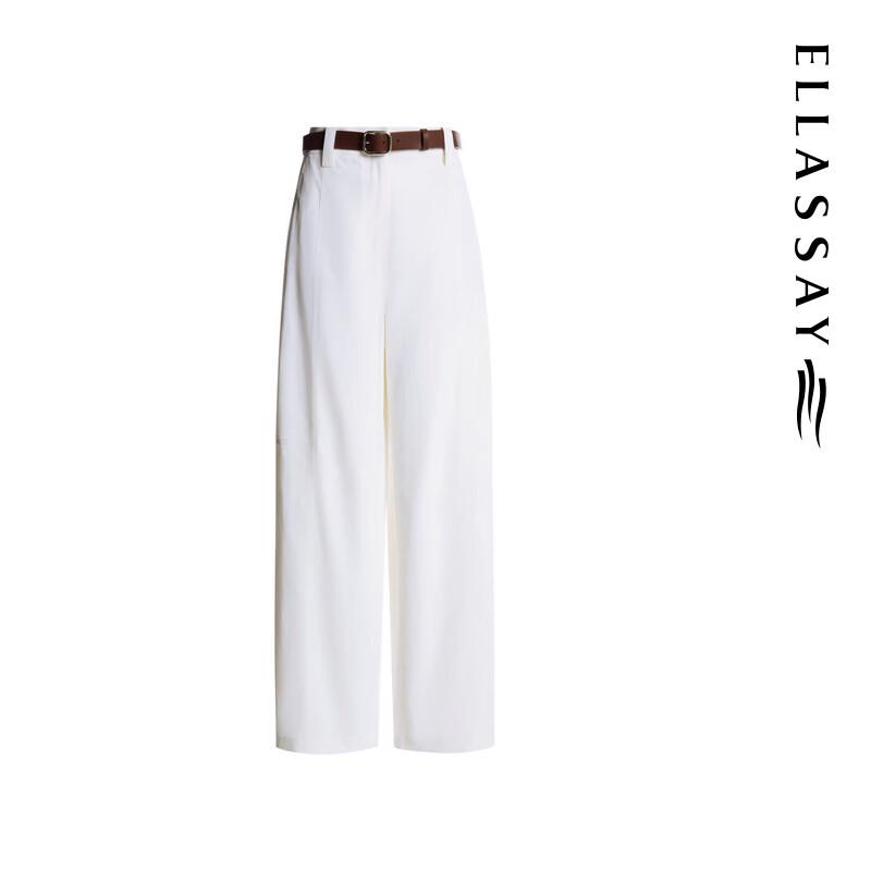 ELLASSAY 2026 Early Spring Cotton Blend Straight-Leg Pants