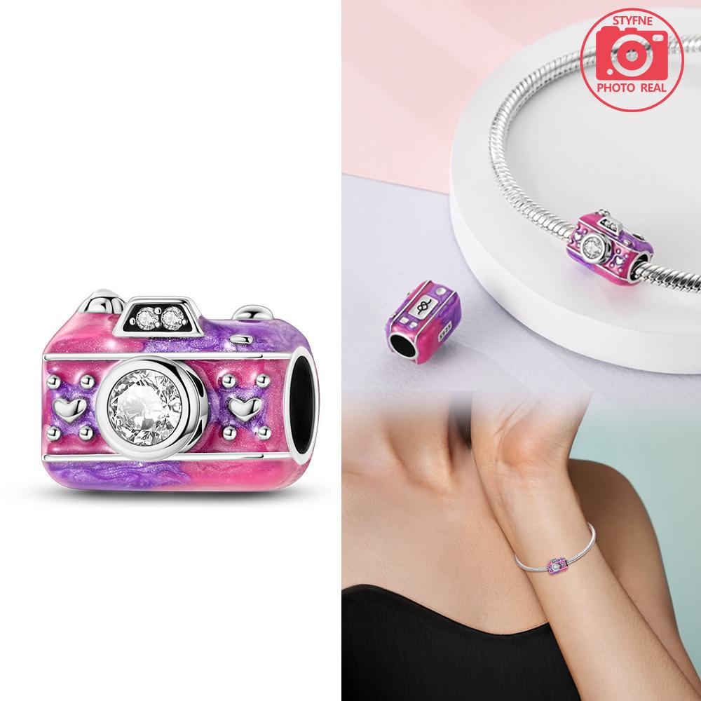 Camera Bead Pendant Copper Colors For Charms Copper Colors Original Bracelet For Jewelry Making