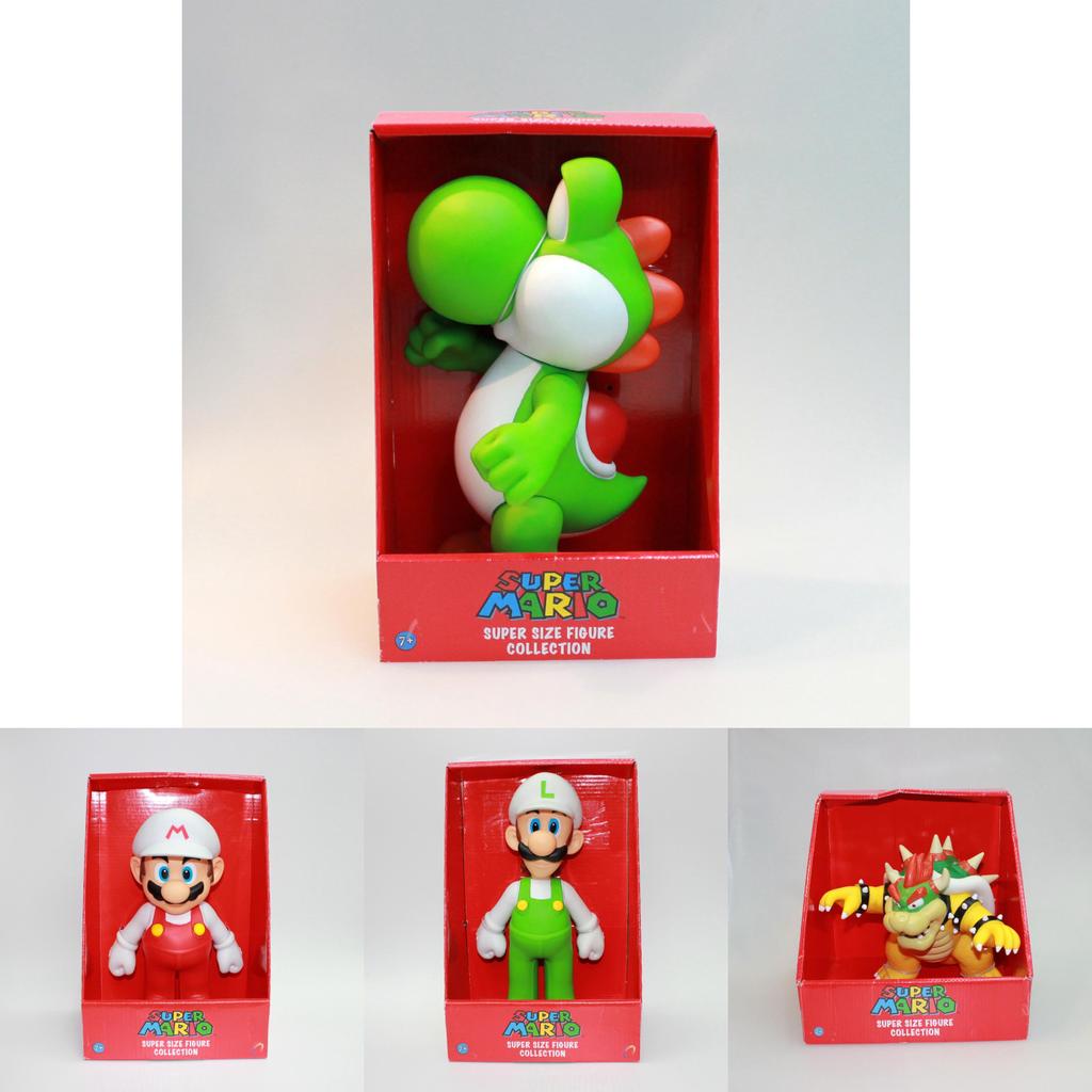 Wysokiej jakości figurki akcji Super Mario Bros 9-calowe z pudełkiem detalicznym