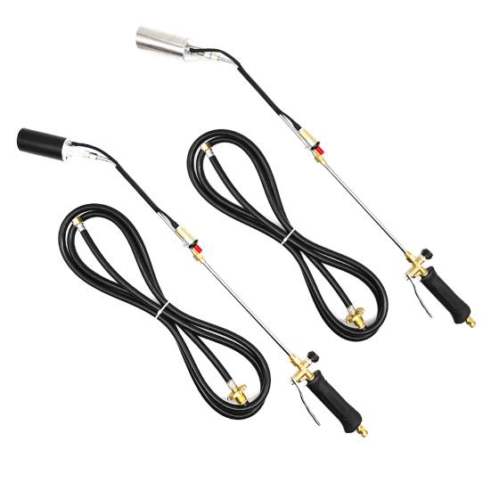 Propane Torch Weed Burner Weed Flame Torch with 10FT Hose High Output Long Arm Flamethrower with Self Igniter And Turbo Trigger for Weeding Melting
