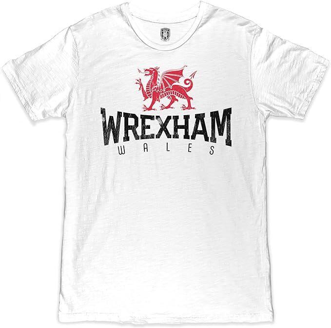 WREXHAM Premium Vintage Triblend Slub T-Shirt White - 1863FC Unisex T-Shirt L