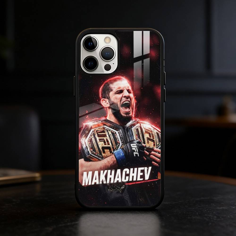 P4P Islam M-Makhachev Pouzdro na telefon Pro iPhone 17 16 15 14 13 12 Pro Max Plus pro Zrcadlový Bezdrátový Magnetický Kryt