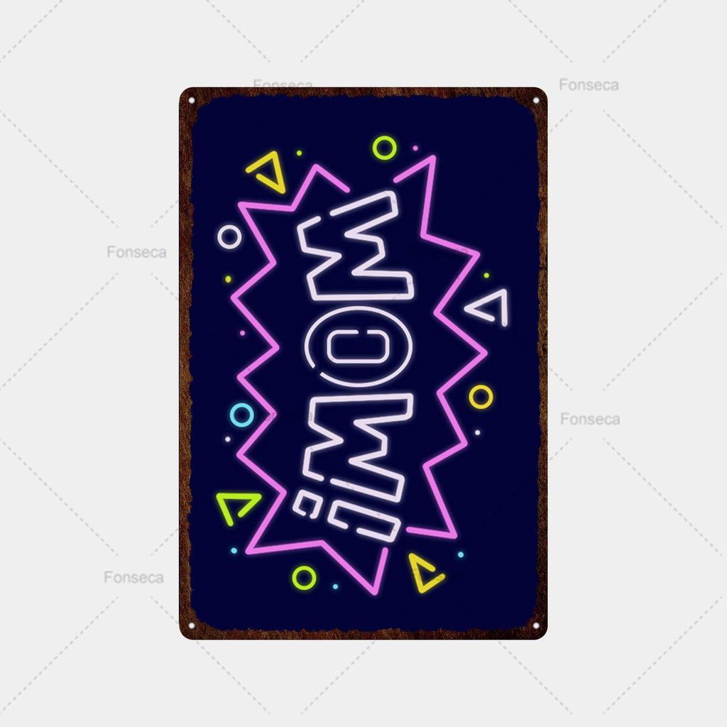 Neon-Spielschild, Metallschild, Vintage-Blechschild, Metall, Vintage-Bar, Vintage-Wanddekoration, Bar, Club, Loch, Metallposter