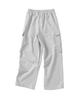 XOX Wide Cargo Double Pocket Long Pants [M/Grey]