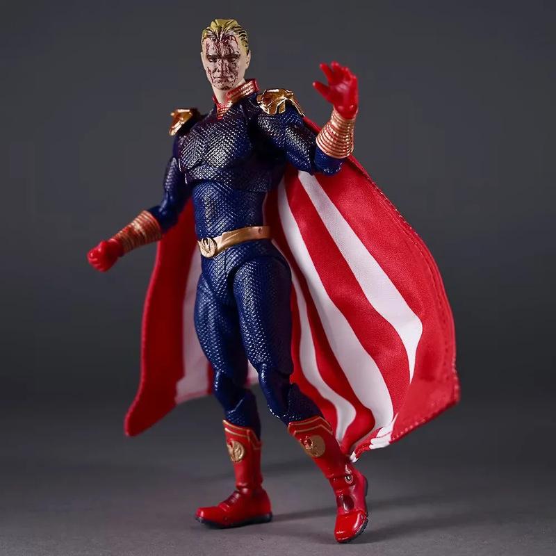 Homelander The Boys No 269 Battle Damaged Articulated Action Figure Collectible Model Decorative Ornament For Adult Collection