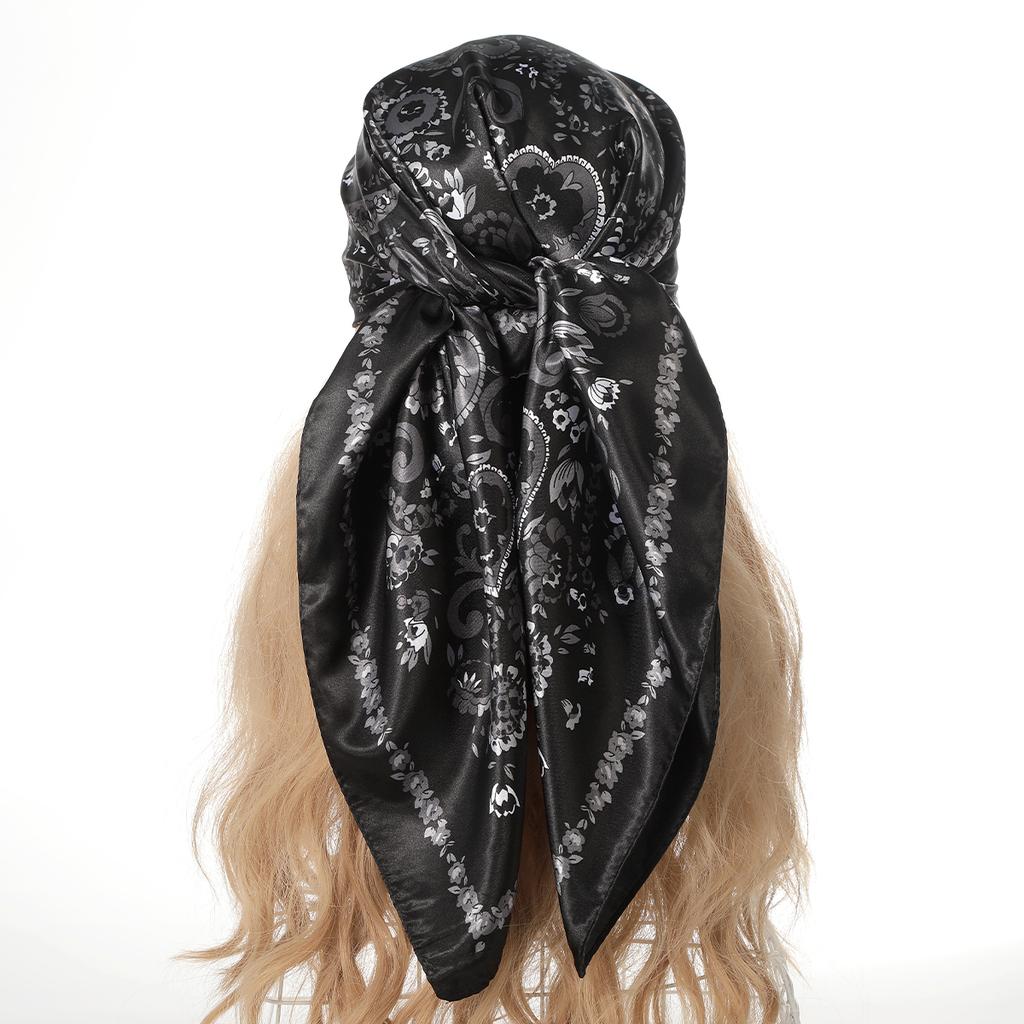 AWAYTR Cashew Pattern Headband Hair Scarf Bands for Women Party Headwear Cartoon Print Bandana Turban Hairband Headpiece