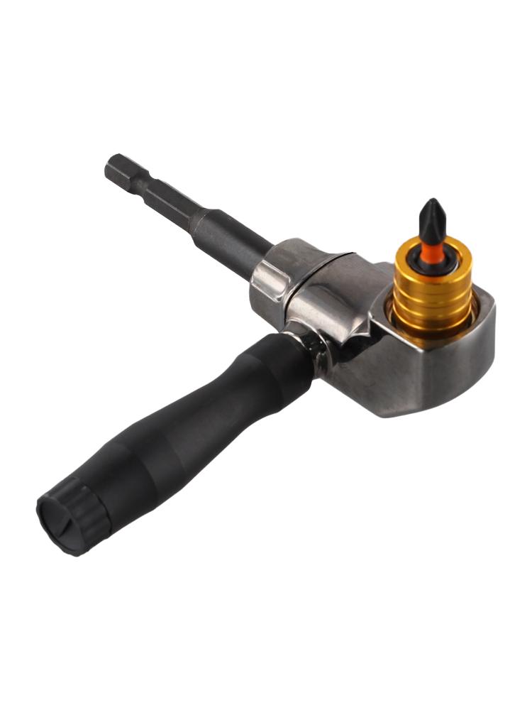 

Easy To Use For DIY Projects Right Angle Screwdriver Electric Drill Adapter Easy To Disassemble Manual Or Electric Use China Mainland