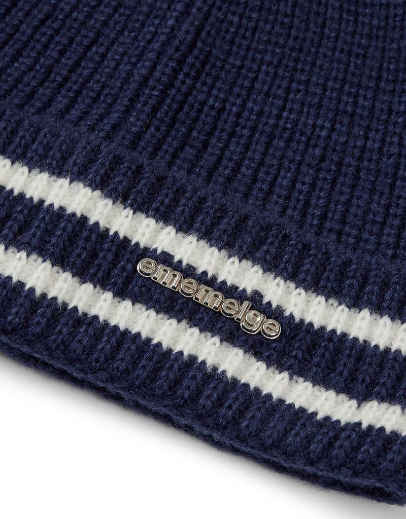 MMLG [Mmlg] Stripe Knitcap (Blue Navy)