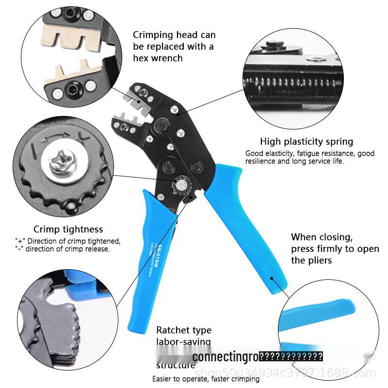 SN-01BM Crimping Tool Set: XH2.54 DuPont Terminal Connector Pliers.