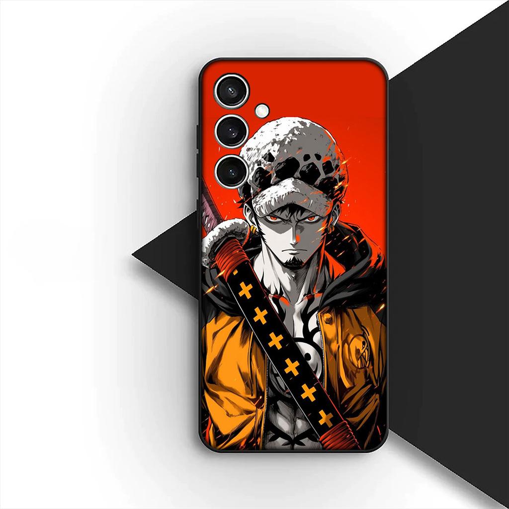Cover for Apple iPhone 17 16 14 15 Plus Pro Max 16E ProMax + 15Plus 15+ 16+ Phone Case Zoro Trafalgar Water Law One Piece Luffy