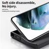 For Samsung Galaxy S24 Case Compatible with MagSafe PC+TPU Phone Cover Ring Holder Carbon Fiber Texture