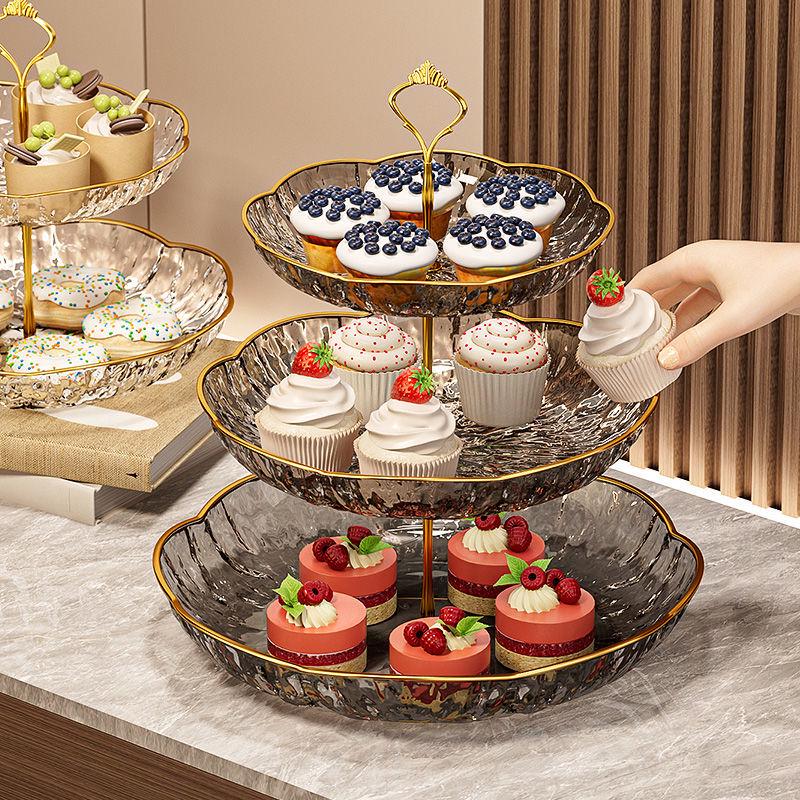 2025 Multi-Layer Fruit and Snack Display Plate for Home and Living Room