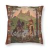 Kingdom Come Deliverance La Fortuna Aiuta Gli Audaci Federa per Cuscino Poliestere Lino Velluto Stampato Zip Decor Copricuscino da Letto x