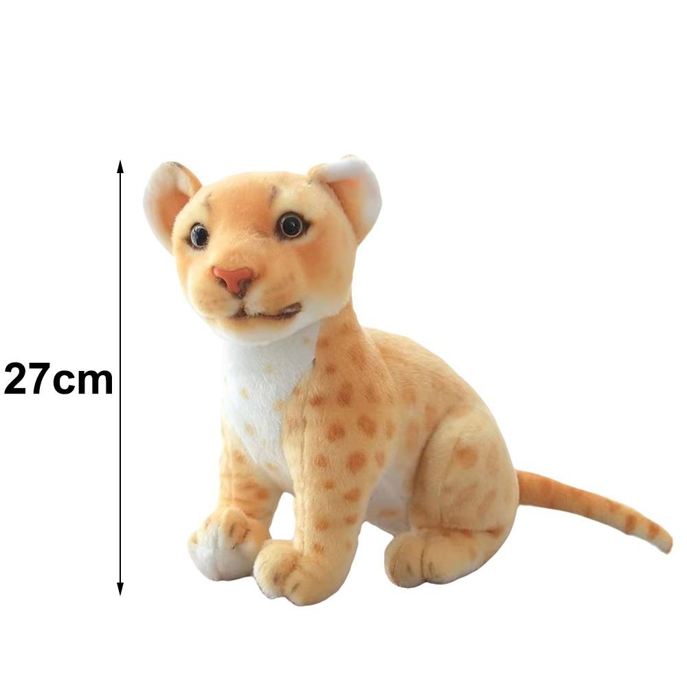 Cotton Simulated Stuffed Toy Soft Plush Realistic Stuffed Lion Doll Plush Leopard Toy Kids Toys