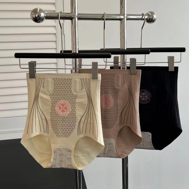 Chilot modelator pentru femei din mătase de gheață, cu efect de ridicare a șoldurilor, talie înaltă, tip corset, fără cusături, modelator de corp, centură abdominală, ridicare fese, slăbire talie, chiloți