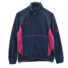 Outdoors Long Sleeve Zip Jacket M Navy X Pink Women Used