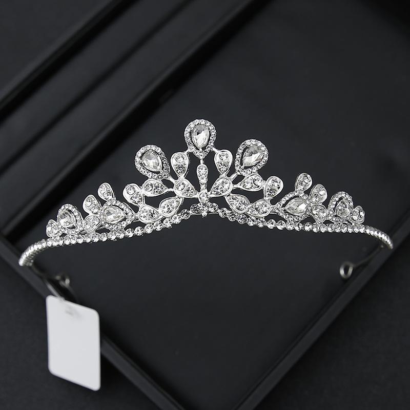 Crown Tiara Bride  Rhinestone Crown  Wedding Dress  Adult Ceremony Birthday  Princess Hair Accessories  Children