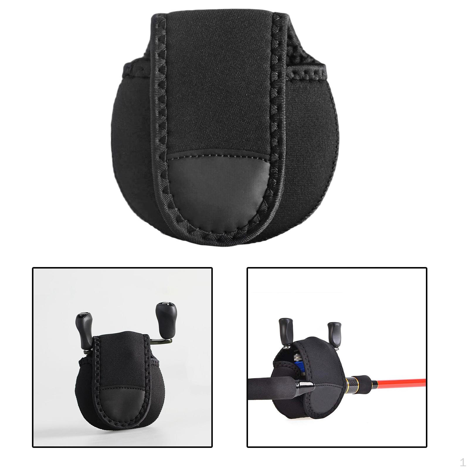 Durable Fishing Reel Sleeve for Sea and Bank Black