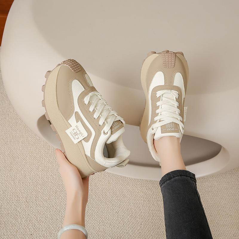 Spring New Breathable Female Student Casual Shoes Platform Running Women's Shoes -