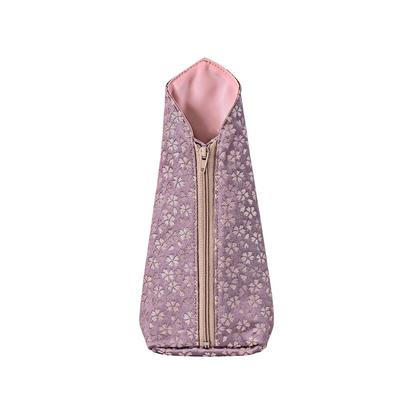 Portable Lotus-shaped Memorial Tablet Case (weather Pattern) (light Purple, Small Size)