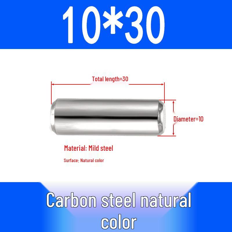 GB119 Iron Cylindrical Positioning Pin - Solid Pin Shaft M3M4M5M6M8M10M12