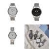 Ultra-thin Steel Strap Couple Watch Fashionable Quartz Wristwatch For Men And Women Casual Style