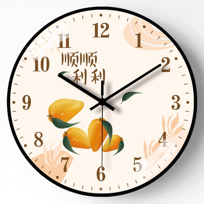 10-inch 25cm modern simple style clock wall clock personalized creative home living room art deco clock