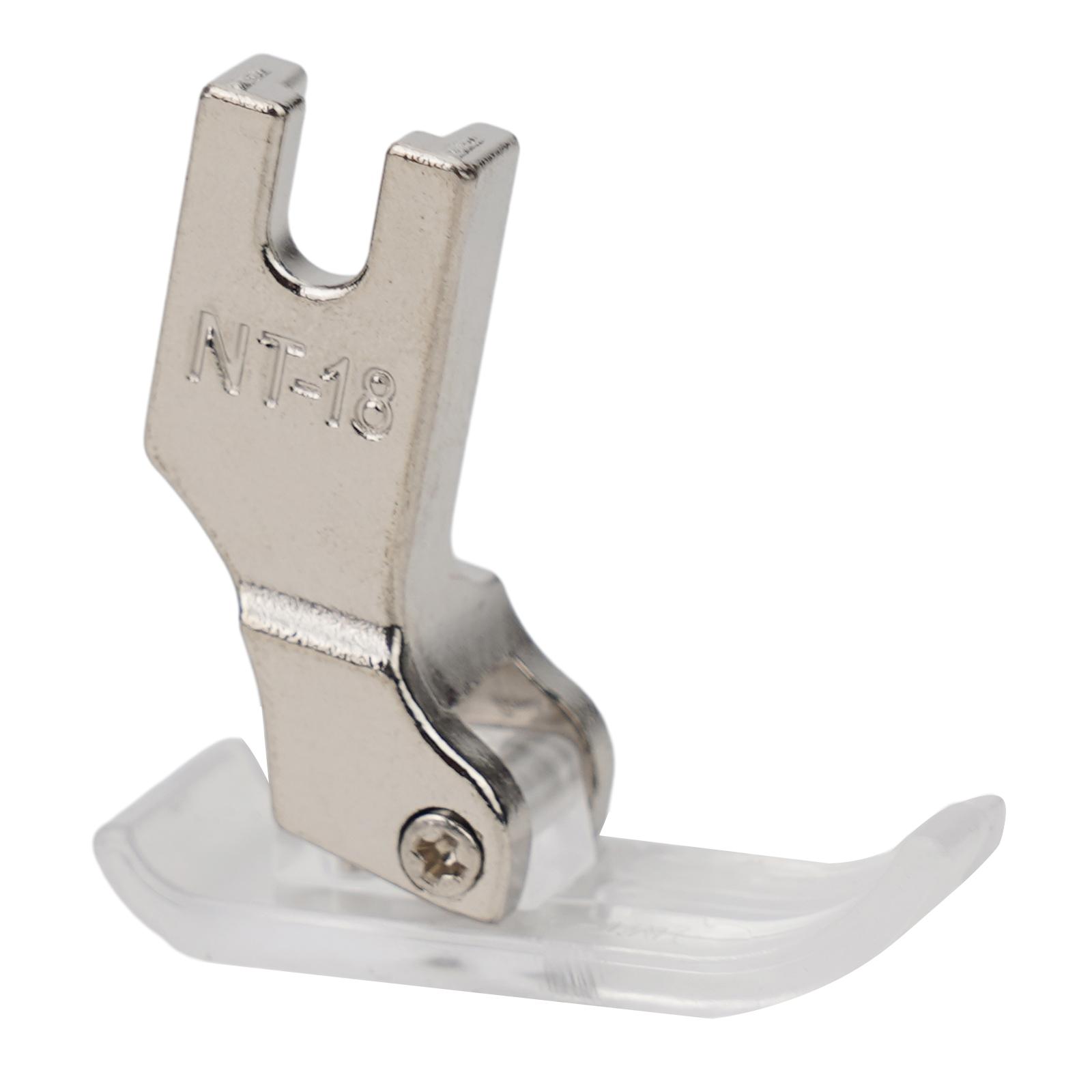 

Плоская прижимная лапка для промышленной швейной машины челночного стежка Плоская прижимная лапка для удовлетворения рабочих потребностей Прозрачная пластиковая базовая пластина