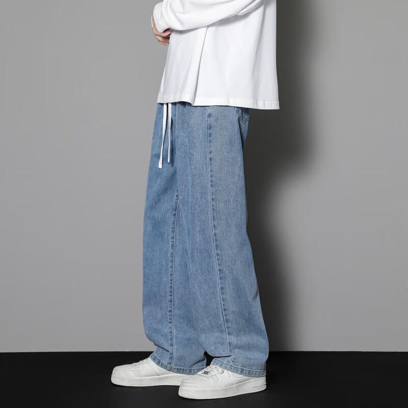 NASA MARVEL Men's Casual Straight-Leg Jeans