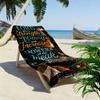 The Lord Gives Strength Lighthouse Design Beach Towel Quick-drying for Travel Outdoor Sports Jogging Beach and Swimming