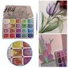 Adhesive Pigment Watercolors 20/24 Colors Watercolor Paint Set Seamless Blending High Natural Gum Arabic Binder Transparency Fine Distribution
