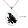 Black Bird Crow Photo Clavicle Chain Jewellery for Women Girls Rope Chain Choker